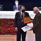 Santiago Guarderas acudió a la sesión solemne.