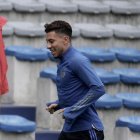 Joao Rojas entrenó ayer de forma diferenciada, del resto de sus compañeros.
