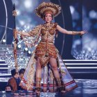 Susy Sacoto  en la preliminar del certamen Miss Universo en Israel.