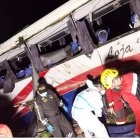 Agentes de tránsito indagan que causó el fatal accidente que dejó también aproximadamente 9 heridos.