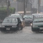 Varias calles acumularon agua.