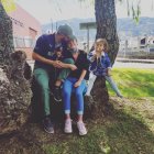 Estefanía García junto a su esposo e hija, motores de su ‘milagrosa’ recuperación.