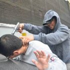 La policía registró los hechos violentos en manta.