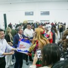 Un ‘honorable’ trencito, comilona, canastas navideñas y hasta show de talentos hubo en el agasajo.