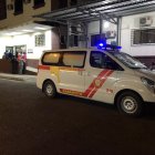 El menor agredido por los pillos fue llevado a un hospital.