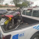 Esta es la moto retenida por anomalías en sus series distintitvas