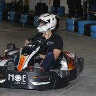 Juan Manuel Correa disfrutó al estar en un kart, en el que  inició su camino deportivo.