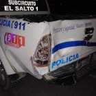 Leonel Onofre se chocó con un carro de la Policía, en la provincia de Los Ríos.