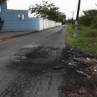 En este lugar, de la vía al hipódromo, fue incinerado el vehículo.