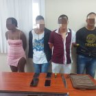 El grupo se movilizaba en un Chevrolet Corsa al momento de ser interceptados por los gendarmes.