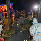 Personal policial, del Cuerpo de Bomberos, Fuerzas Armadas y cuatro guías se dividieron para el rastreo.