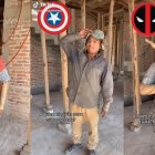 Los albañiles han estremecido las redes sociales.