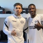 Jeremy Sarmiento y Moisés Caicedo son los dos jugadores ecuatorianos que militan en el Brighton de Inglaterra.
