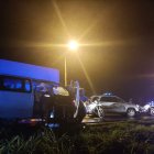 El grupo perteneciente supuestamente a Los Lobos llegó en una furgoneta color blanco.