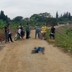 El cuerpo del senegalés quedó tirado en medio de una vía de tercer orden