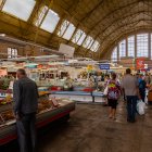 Foto reciente del atractivo mercado en la capital de Letonia, que acaba de sufrir daños a causa de fuertes vientos.