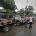 En el sitio donde velaban a Elizabeth Benavides impidieron el acercamiento de la prensa.