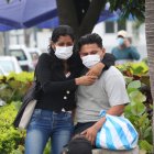 Familiares de Pascual Quimí Salazar llegaron a la morgue para retirar su cadáver.