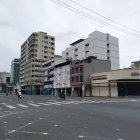 Así lució la intersección de las calles Luque y Quito (centro), el mediodía del  domingo pasado.