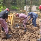Varias horas se demoró el personal de auxilio para rescatar a la víctima mortal.