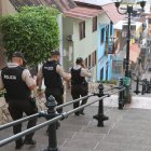 Los controles fueron reforzados en las escalinatas del barrio Las Peñas.