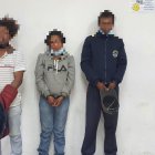 Los detenidos pusieron resistencias a la aprehensión, pero fueron neutralizados.