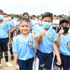 Cientos de niños de distintas zonas rurales de Guayas incursionan en la práctica del fútbol.