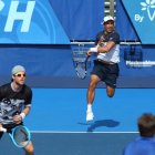 Gonzalo Escobar (d) y Ariel Behar fueron eliminados en los octavos de final del Australia Open.