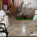 En la casa quedaron las evidencias de las balas.