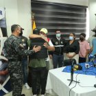 Juan Diego, de 22 años, se reencontró la mañana de ayer con sus familiares.