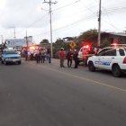 Escenas luego del tiroteo que acabó con la vida