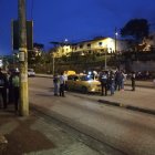 El taxi fue interceptado a la altura de una gasolinera, en el kilómetro 12.5 de la vía a Daule.