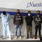 Los sospechosos fueron capturados en el Comité del Pueblo. Todos registran antecedentes penales.
