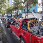 Debido al cierre de algunas vías en La Gasca, el tráfico se trasladó a otros puntos, generando trancones.