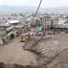 La limpieza mostró la dura realidad que dejó la desgracia en la zona cero.