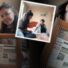 Nikole Andrade saca ‘pica’ con su premio. Hasta mandó a poner la página del EXTRA en un cuadro. ¡Qué bacán!