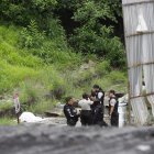 Desde este punto se habría lanzado la joven.