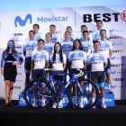 Los catorce ciclistas que forman parte de la fusión entre los equipos Movistar y Best PC.