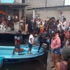 Solo la panga fue rescatada del mar. Las víctimas hasta el mediodía del jueves no aparecían.