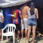 Fotografía que recoge una de las escenas del crimen de cuatro personas, durante una fiesta en junio de 2021.