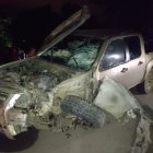 Así fue hallado el carro donde circulaba