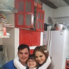 Hoy la pareja está junta y  comparte la crianza de Franccesca.