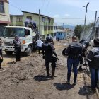 Una de las últimas colaboraciones que hizo el grupo fue en el deslave de La Gasca.