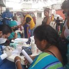 El doctor Bermeo en las calles 45 y la J, en el sburbio oeste de Guayaquil.