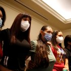 Las salvadoreñas libertadas dieron una rueda de prensa en la que manifestaron que ahora quieren la libertad de sus compañeras.