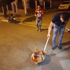 El hallazgo se hizo sobre la calle 308 y avenida 212 de Manta.