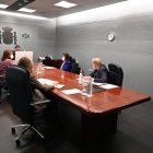 El presidente del Gobierno de España, Pedro Sánchez, participa de la reunión virtual de la OTAN