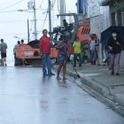 Policías llegaron a la zona para indagar este nuevo hecho violento.