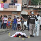 César Montenegro fue la víctima mortal del feriado. Su cuerpo quedó sobre la calzada.