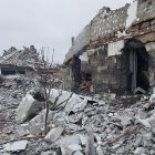 A handout photo released by the press service of the State Emergency Service of Ukraine shows the aftermath of a shelling in Zhytomyr, Ukraine, 02 March 2022. Russian troops entered Ukraine on 24 February prompting the country's president to declare martial law and triggering a series of severe economic sanctions imposed by Western countries on Russia. (Rusia, Ucrania) EFE/EPA/STATE EMERGENCY SERVICE OF UKRAINE HANDOUT -- BEST QUALITY AVAILABLE -- MANDATORY CREDIT: STATE EMERGENCY SERVICE OF UKRAINE HANDOUT EDITORIAL USE ONLY/NO SALES